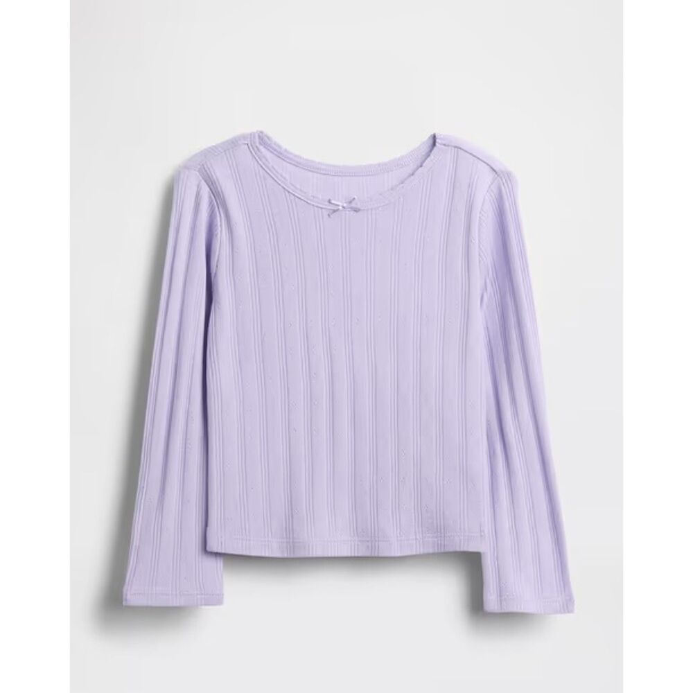 Gap Baby & Toddler Pointelle T-Shirt | Color = Orchid | Size =2 Years, 33-36 In